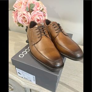 ECCO New In Box~ Men's Calcan Apron Toe Tie Oxford